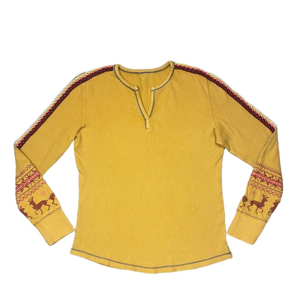 Embroidered Festive Knitted T Shirt